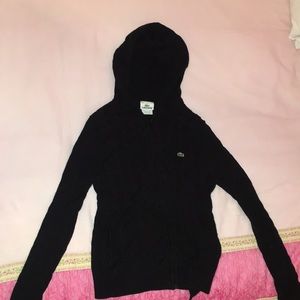 Lacoste Zip Up Sweater Size Small EXCELLENT CONDIT